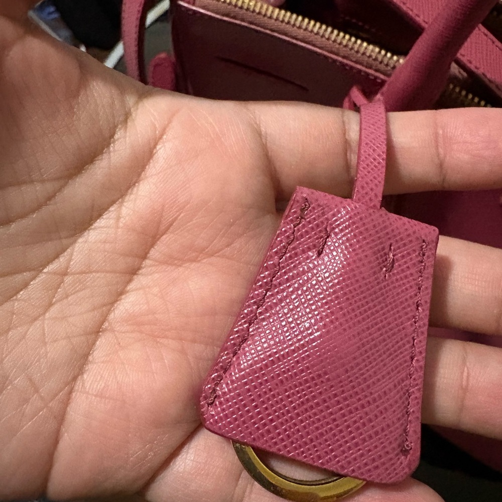 Prada Fuchsia Leather Satchel - Picture 13 of 13